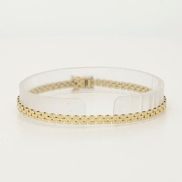 Armband - 14 karaat Geel goud, Sieraden, Tassen en Uiterlijk, Armbanden, Nieuw