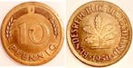 1950j Duitsland 10 Pfennig 1950 J zu groß 22,2 mm, sehr b.., Verzenden