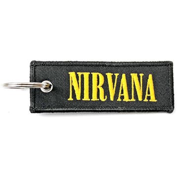 Nirvana - Logo - Patch Sleutelhanger officiële merchandise, Ophalen of Verzenden, Nieuw, Gebruiksvoorwerp