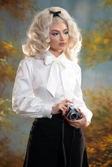 Katakomb, Angela Blouse in White., Kleding | Dames, Tops, Verzenden, Nieuw