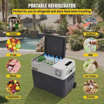 Draagbare Mini Koelkast & Vriezer 30L/40L/50L - Compressor K, Verzenden, Nieuw