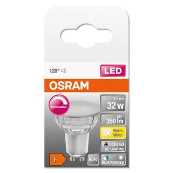 OP=OP Osram LED GU10 4.1W/927 120º 350lm Dimbaar | Beste..., Ophalen of Verzenden, Nieuw