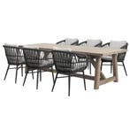 Arezzo Ravello dining tuinset 250x100xH76 cm 7 delig, Tuin en Terras, Tuinsets en Loungesets, Ophalen of Verzenden, Nieuw