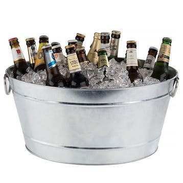GGM Gastro | Champagnekoeler - TIN - Metaal - 18L - Hoogte:, Verzenden