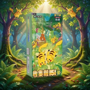 pokémon 151C gathering 4.0 slim booster box. S-Chinese, Ophalen of Verzenden, Nieuw, Boosterbox, Foil