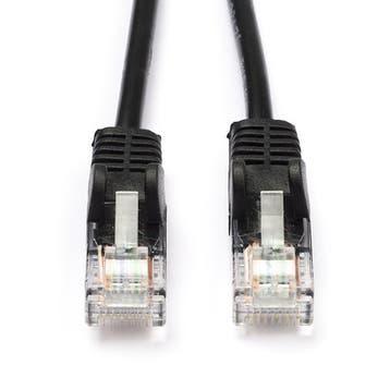Netwerkkabel | Cat5e U/UTP | 30 meter (Zwart), Verzenden, Nieuw