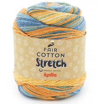 Katia Fair Cotton Stretch - 101 Goudsbloem - Biologisch ka, Ophalen of Verzenden, Nieuw
