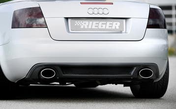 Rieger diffuser | A4 (8H): 04.02- - Cabrio | stk carbonlook, Verzenden, Nieuw, Audi