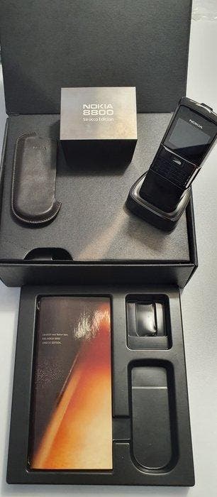 Nokia 8800 Sirocco Black - Mobiele telefoon - In originele, Nieuw
