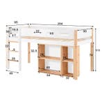 Kinderhoogbed 90x200 cm – Met Trap en Opbergruimte, Verzenden, Nieuw