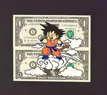 eR.B. -  Street Art _ DRAGON BALL _ sur Dollar