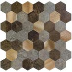 Zelfklevend Mozaïek Hexagon Koper, Ophalen of Verzenden, Nieuw