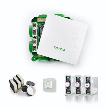 Duco DucoBox Focus All-in-one ventilatiepakket - Eurostekker, Doe-het-zelf en Verbouw, Verzenden, Nieuw