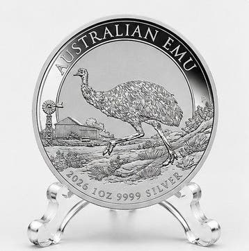 Australië. 1 Dollar (#010) 2026 – Australian Emu – 1 oz