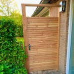 Luxe tuinpoort Deens rabat / rhombus - Maatwerk mogelijk!, 100 tot 150 cm, Nieuw, Ophalen of Verzenden, Draaipoort