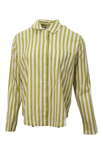 Organic Basics Blouse in maat XXS Groen, Kleding | Dames, Truien en Vesten, Organic Basics, Verzenden, Zo goed als nieuw, Groen