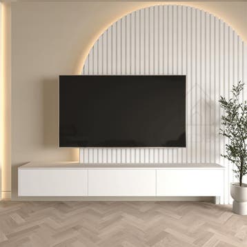 Madera TV-Meubel zwevend wit 150 cm, Overige materialen, Nieuw, Ophalen of Verzenden, Minder dan 100 cm
