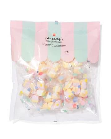HEMA Mini spekjes uitdeelzak - 10 stuks, Verzenden, Nieuw
