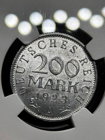 Duitsland, Weimar Republiek 200 Mark 1923(A) / MS63 (Zonder