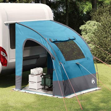 vidaXL Achterkleptent Blauw 194 x 180 x 210 cm taft, Verzenden, Nieuw, Tot en met 2