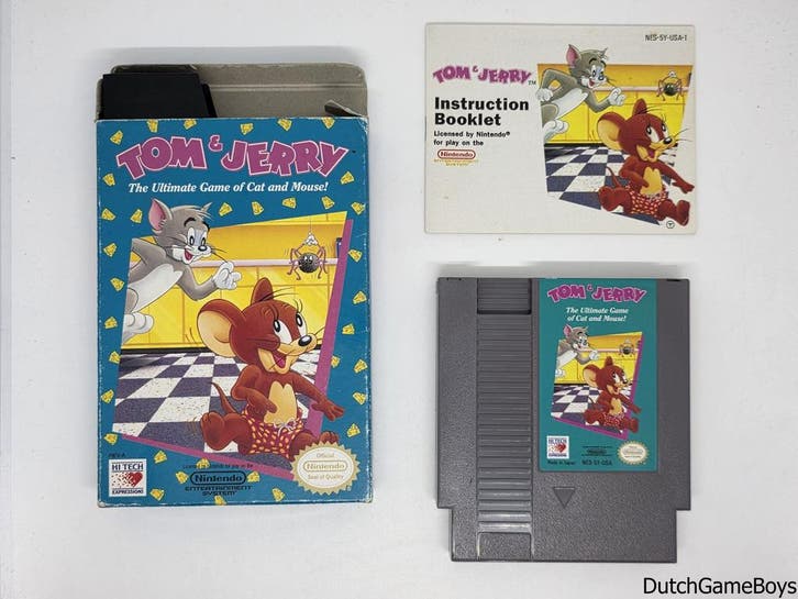 Nintendo NES - Tom & Jerry - USA, Spelcomputers en Games, Games | Nintendo NES, Gebruikt, Verzenden