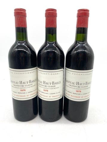 1979 Chateau Haut-Bailly - Graves Grand Cru Classé - 3, Nieuw