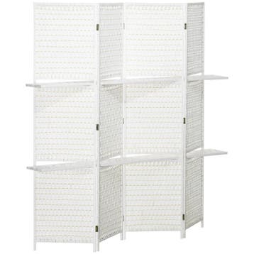 TRUUSK Opvouwbare Kamerverdeler 4-delig 181x180 cm - Met 2 D, Verzenden, Nieuw