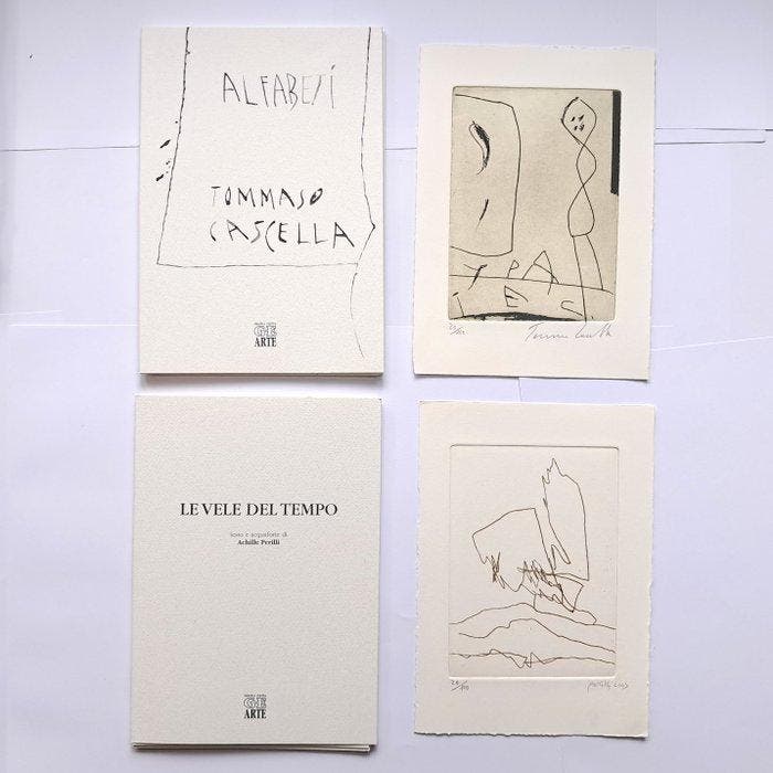 Achille Perilli & Tommaso Cascella (XX-XXI) - Le Vele del, Antiek en Kunst, Antiek | Overige Antiek