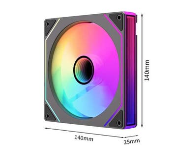 140mm PC Fan ARGB – Stille Ventilator met Infinity Mirror, Verzenden, Nieuw