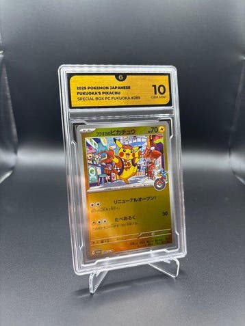 Pokémon - 1 Graded card - Pikachu #289 Fukuokas Pikachu -, Nieuw