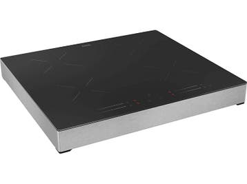 Etna - Inductie Inductiekookplaat - Zilver, Witgoed en Apparatuur, Kookplaten, Verzenden, Nieuw, Inductie, 4 kookzones