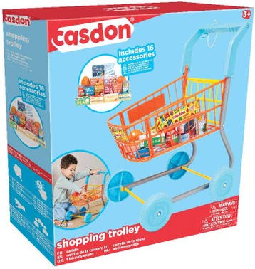 Casdon speelgoed winkelwagen - kleu van €29,99 voor €15,00, Kinderen en Baby's, Speelgoed | Overig, Ophalen of Verzenden, Nieuw
