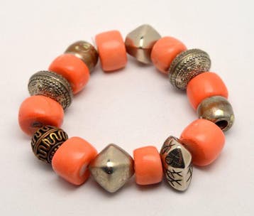 Koraal - Etnische stijl - Pink Coral - Armband