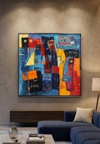 Nguyen Robert (1958) - Portrait5 80 80 cm, Antiek en Kunst