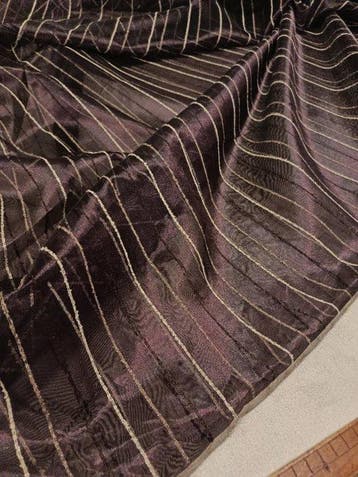 Raffinato tendone in organza a righe - Gordijnstof - 600 cm
