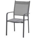 Showroommodel Tosca dining tuinstoel hoge rug matt carbon, Ophalen of Verzenden, Nieuw