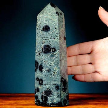Kambaba Jasper Obelisk - Beste Kwaliteit - Hoogte: 185 mm -