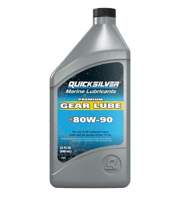 Quicksilver Staartstuk olie 1000 ml 80W-90 voor, Ophalen of Verzenden, Nieuw