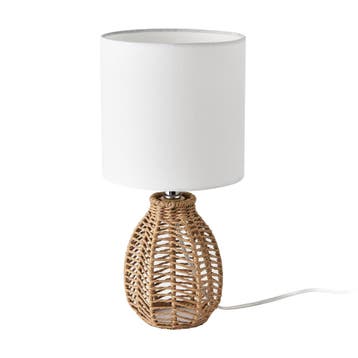 lux.pro Tafellamp Alfreton bureaulamp 36 cm E14 beige chroom, Verzenden, Nieuw