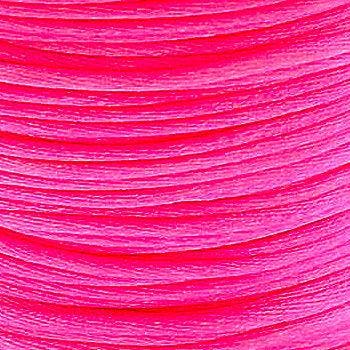 2 meter Macrame Satijndraad 1.0 mm Neon Pink (Macramé koord, Ophalen of Verzenden, Nieuw, Draad