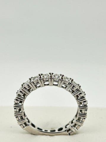 Ring - 18 karaat Witgoud - 1.70ct. tw. Diamant (Natuurlijk), Nieuw