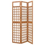 vidaXL Kamerscherm/trellis met 3 panelen 121x180,5 cm, Verzenden, Nieuw