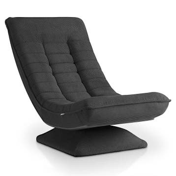 Relaxstoel / Relaxfauteuil Corsica - Corduroy - Donkergrijs, Verzenden, Nieuw