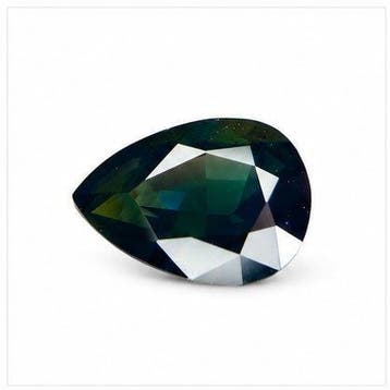 Zonder minimumprijs - 1 pcs Groen, Blauw Saffier - 2.39 ct -, Nieuw