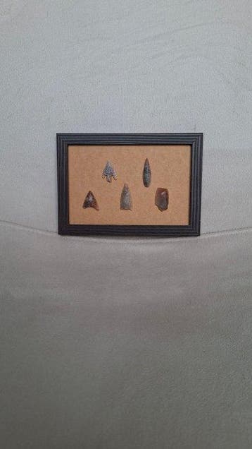 prehistorie vuursteen Pijlpunt - 120 mm (Zonder, Verzamelen, Mineralen en Fossielen