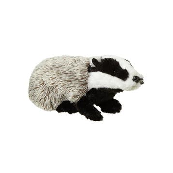 Nature Planet das knuffel - pluche - grijs/zwart - 32 cm, Verzenden, Nieuw