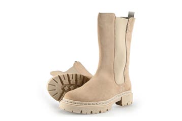 Bullboxer Chelsea boots in maat 38 Beige, Verzenden, Beige, Overige typen, Zo goed als nieuw