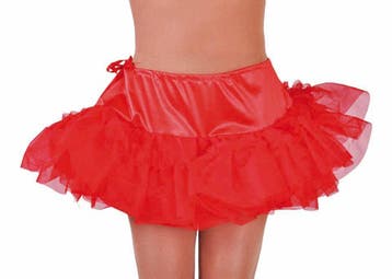 Petticoat kort rood met tunnel, Ophalen of Verzenden, Nieuw