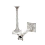 William Hutton & Sons - Kaarsenhouder (2) - .925 zilver -, Antiek en Kunst, Antiek | Goud en Zilver