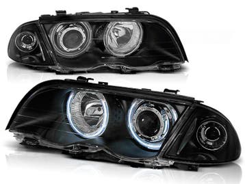 Koplampen BMW E46 98-01 Sedan/Touring CCFL Zwart, Auto-onderdelen, Ophalen of Verzenden, Nieuw